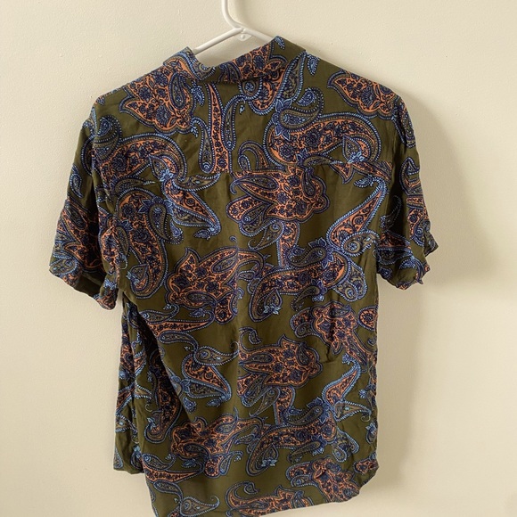 TOPMAN Paisley Casual Shirt - Medium - Picture 2 of 2